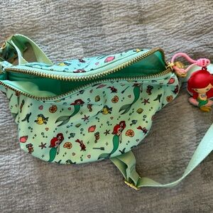 Stoney clover lane little mermaid Fanny pack with Ariel keychain